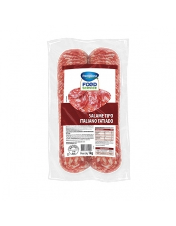 SALAME TIPO ITALIANO FATIADO 1KG PAMPLONA CX/08