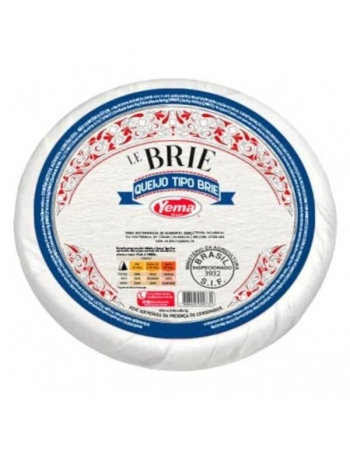 QUEIJO BRIE 1KG YEMA CX/03 UN