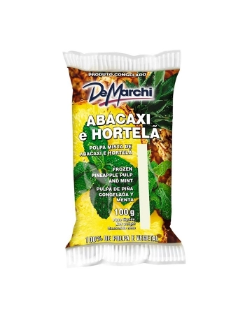 POLPA DE ABACAXI COM HORTELÃ - 100G DM 01KG CX/06