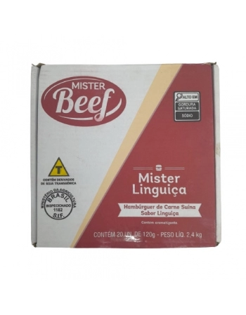 HB LINGUICA 120G MISTER BEEF CX/20 UN