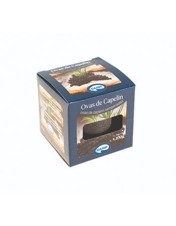 OVAS CAPELIN SALGADO PRETA 100G DAMM CX/6 PT