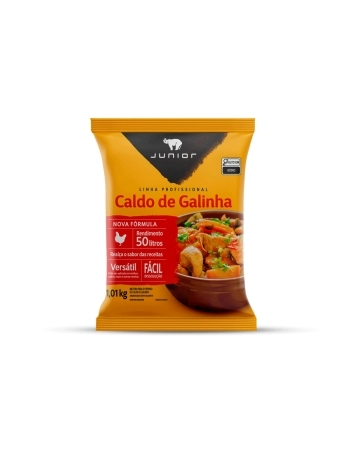 CALDO GALINHA 1,01KG JUNIOR CX/10 PCT