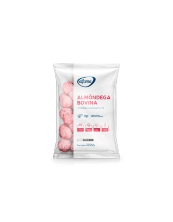 ALMONDEGA BOVINA 2KG ALFAMA CX/03 PCT