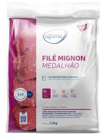 FILE MIGNON BOVINO MEDALHAO 2,5KG ALFAMA CX/04 PCT