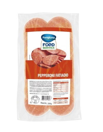 PEPPERONI FATIADO 250G PAMPLONA CX/04 PCT