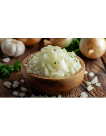 CEBOLA BRANCA FATIADA MARO 1,01 KG CX/05 PCT