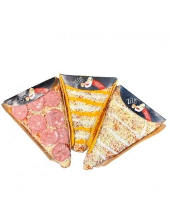 FATIA PIZZA CALABRESA 120G ZEUS CX/40 PC