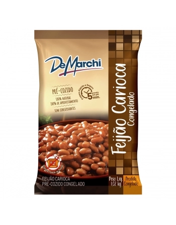 FEIJAO CARIOCA PRE COZIDO 1,02KG DE MARCHI CX/12 PC