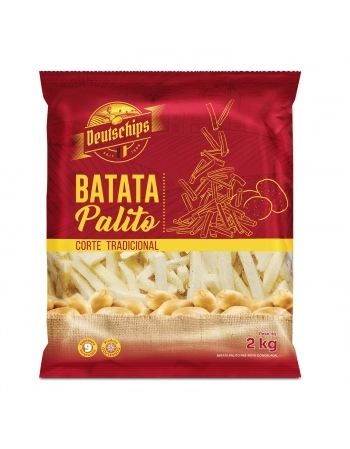 BATATA PALITO 9 MM 2 KG DEUTSCHIPS CX/05 PC