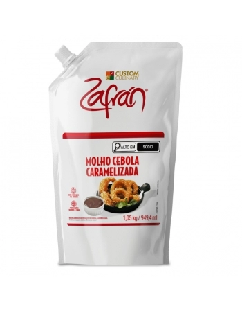 MOLHO CEBOLA CARAMELIZADA POUCH 1,05KG ZAFRAN CX/5 PCT