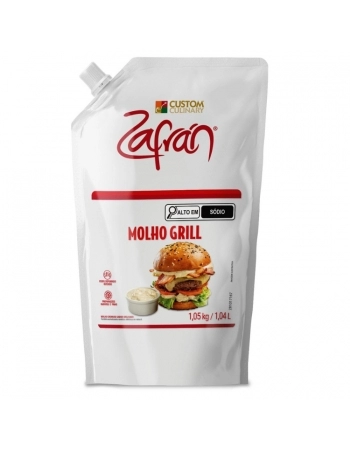 MOLHO GRIL POUCH 1,05KG ZAFRAN CX/5 PCT