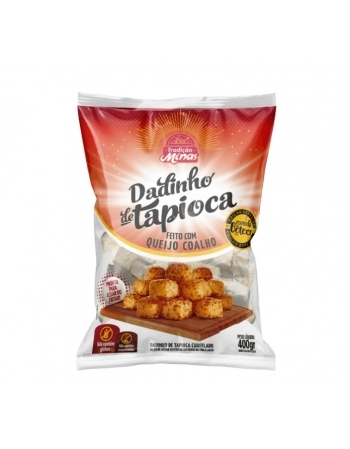 DADINHO TAPIOCA 20 G TRADICAO MINAS 400GR CX/15 PCT