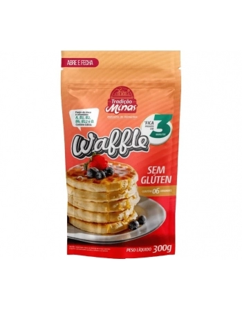 WAFFLE TRADICIONAL 50G TRADICAO MINAS 600G PC/12 UN CX/08 PC
