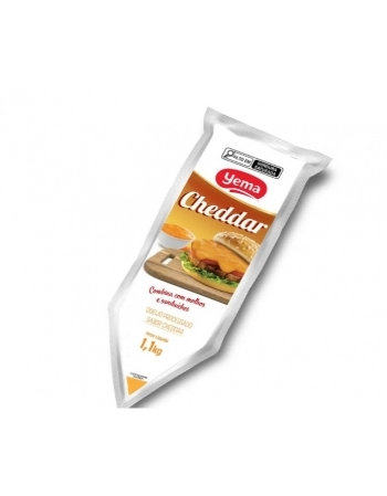 REQUEIJAO CHEDDAR 1,1 KG YEMA CX/06 UN