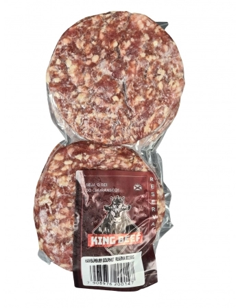 HAMBURGUER GOURMET RESERVA 150G KING BEEF PC/08 UN CX/04 PC