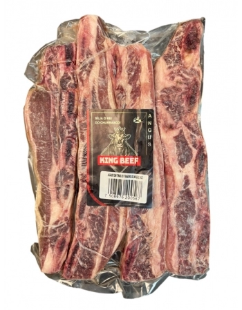 ASSADO TIRAS TRASEIRO RESERVA 1KG KING BEEF CX/05 PC
