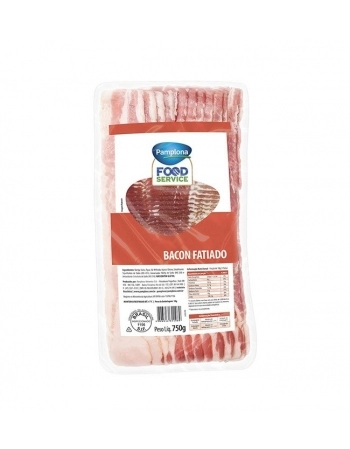 BACON FATIADO 750G PAMPLONA CX/10 PC