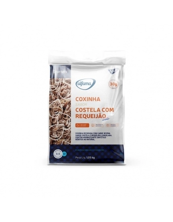 COXINHA COSTELA C/REQUEIJAO 1,05KG ALFAMA CX/03 PC