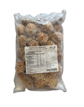 BOLINHO DE CARNE SECA 1,05KG ALFAMA CX/03 PC
