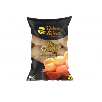 PAO DE QUEIJO GOURMET 60G DELICIA DA SERRA 2KG CX/06 PC