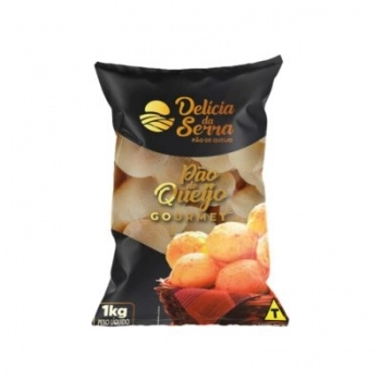PAO DE QUEIJO GOURMET 80G DELICIA DA SERRA 1KG CX/12 PCT