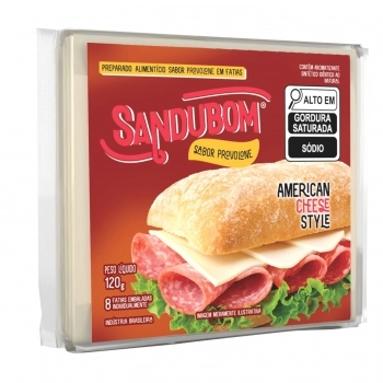 PREP. ALIM. SABOR PROVOLONE SANDUBOM 120G CX/33 PC