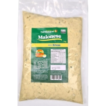 MAIONESE DE ERVAS 1KG CENTRAL DO HAMBURGUER CX/05 PC