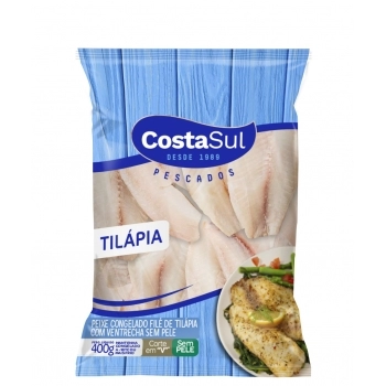 TILAPIA FILE CONG 400G COSTA SUL CX/30 PC