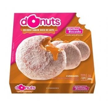 DONUT 70G DOCE DE LEITE MB PC/04 UN CX/12 PC