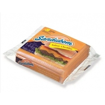 PREP. ALIM. SABOR CHEDDAR SANDUBOM 120G CX/33 PC