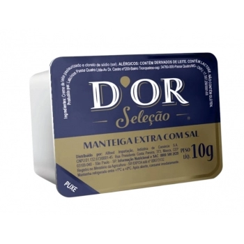 MANTEIGA EXTRA C/SAL 10G DOR CX/120 UN