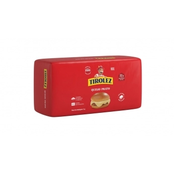 QUEIJO PRATO BARRA 3,6KG TIROLEZ CX/06 UN