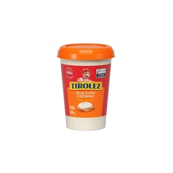 REQUEIJAO ZERO LACTOSE COPO 200G TIROLEZ CX/12UN