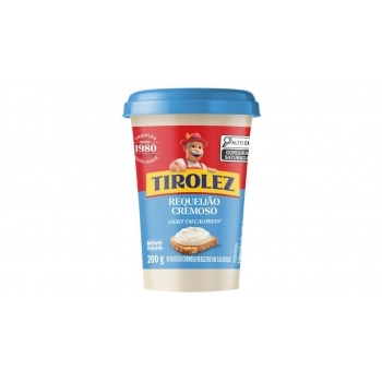 REQUEIJAO LIGTH COPO 200G TIROLEZ CX/24UN