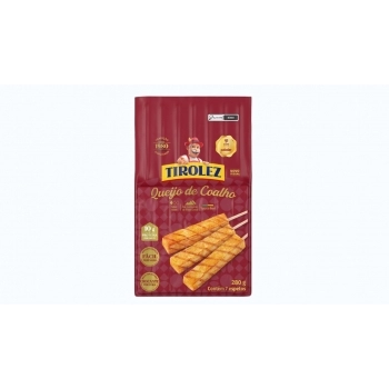 QUEIJO COALHO (ESPETINHO) 280G TIROLEZ CX/18 UN
