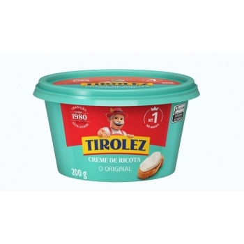 CREME RICOTA 200G TIROLEZ CX/16UN