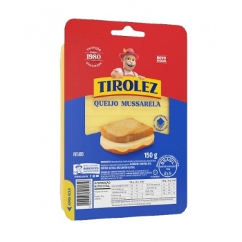 MUSSARELA 150G TIROLEZ CX/28 UN