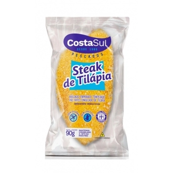 TIRINHAS DE TILAPIA EMPANADA 300G COSTA SUL CX/40 PC