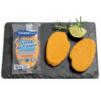 TIRINHAS DE TILAPIA EMPANADA 300G COSTA SUL CX/40 PC
