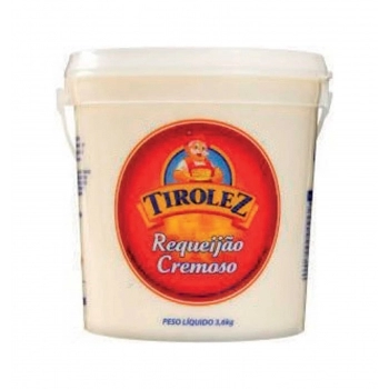 REQUEIJAO BALDE 3,6KG TIROLEZ CX/04 BD