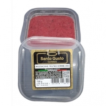 MINI TORTA CHEESECAKE FRUT VERM 130G SG CX/09 PT