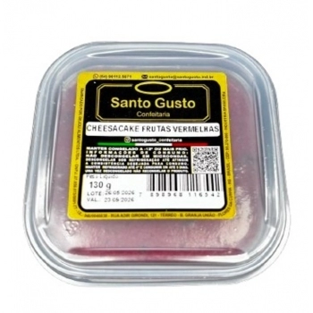 MINI TORTA CHEESECAKE FRUT VERM 130G SG CX/09 PT