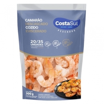 CAMARAO VAN DESCASCADO 300G COSTA SUL CX/40 PC