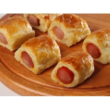 MINI FOLHADO SALSICHA 2KG PANI CX/8 PC