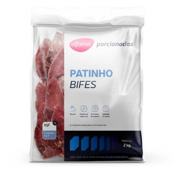 PATINHO BOVINO BIFES 2KG ALFAMA CX/03 PC
