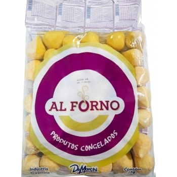 BOLINHO MANDIOCA C/CARNE SECA 1KG AL FORNO CX/12 PC