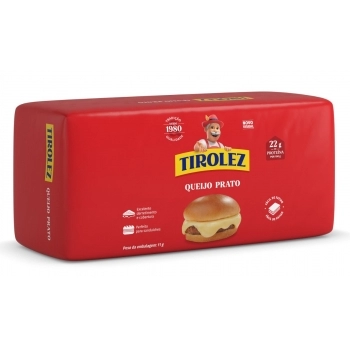 QUEIJO PRATO BARRA 3,6KG TIROLEZ CX/06 UN