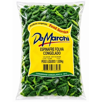 ESPINAFRE FOLHAS 1,02KG DE MARCHI CX/10 PCT