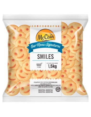 BATATA SMILES BR FOODS 1,5 KG CX/06